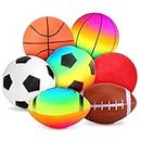 Innotoys Playground Balls - 7-Pack, 5" Sports Rubber Balls for Toddlers 1-3, Versatile Indoor/Outdoor Play - Dodge Kick Balls Game Gifts for Boys & Girls Aged 3-6, Guaranteed Fun