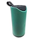 Blushinsta TG 113 Bluetooth Speaker Portable Wireless Speaker with Mic Super Bass Splashproof Wireless Bluetooth Speaker (Green)