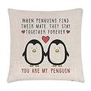 Gift Base You are My Pingouin Amour Coussin Housse