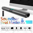 Bluetooth 5.0 TV Soundbar RGB Lautsprecher Subwoofer mit Soundbar FM TF AUX/USB