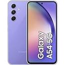 Samsung Galaxy A54 5G Single SIM Smartphone, Awesome Violet, 6GB RAM, 128GB Storage