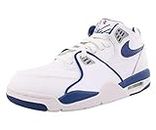 Nike CN5668-101, Basketball Shoe Hombre, White/Dark Royal Blue-Varsity Red, 40.5 EU