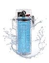 HUMWE EDC Waterproof Lighter Case Cover Holder for BIC Regular Lighters Sleeve Type J6 Outdoor Survival Multipurpose Seal Lighter Pouch (Transparent)