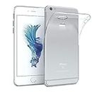 EAZY CASE Hülle kompatibel mit iPhone 6 / 6S Schutzhülle Silikon, Ultra dünn Slimcover, Handyhülle, Silikonhülle, Backcover, Transparent/Durchsichtig, Transparent
