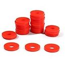 Litorange Grolsch Gaskets Silicone Seals - for Swing Top Bottles-40 Pack Combo Pack Red, Made from Soft Silicone (Not Rubber, Better Sealing Than Rubber)