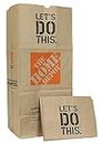 The Home Depot 49022-25PK Heavy Duty Brown Paper Lawn and Refuse Bags for Home and Garden, 30 gal (Pack of 25)