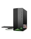 HP Pavilion Gaming PC, AMD Ryzen 7 5700G Processor, 16 GB SDRAM, 512 GB SSD, Windows 11 Pro, Wi-Fi 5 & Bluetooth Combo, 9 USB Ports, Pre-Built Gaming PC Tower, Mouse and Keyboard (TG01-2360, 2021)