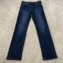 Old Navy Jeans Girls Sz 16 Karate Slim Built-In Flex Adjustable Waist Dark Blue