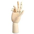 Art Ranger Wooden Art Mannequin Hand Model Hand Manikin - Perfect for Drawing, Sketch, etc.(Male Hand) Size-7" Inch