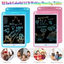 12 Zoll Elektronisches LCD Digitales Schreiben Tablet Pad Zeichenbrett Grafik Kinder Geschenk