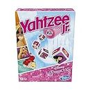 Hasbro Yahtzee Jr.: Disney Princess Edition Board Game for Kids Ages 4 and Up, for 2-4 Players, Counting and Matching Game for Preschoolers (English), F1236
