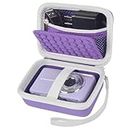 Digital Camera Case Compatible with Yifecial/for EROOLU/for VAHOIALD/for Kaisoon/for Kodak Pixpro/for Canon PowerShot ELPH 180 190/ for Sony DSCW800 DSCW830 Kids Cameras for Travel (Box Only), Purple,