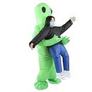 GUDMART® Inflatable Alien Rider Costumes, Lightweight Easy To Wear Alien Carry People Cosplay Outfit Fun Innovative Durable for Cosplay Partiy (Kid 120‑140cm)