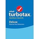 Intuit Turbotax Deluxe Fed, State, E-File 2016, Old Version, for Pc/Mac, Traditional Disc