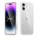 LRK Crystal Clear case for iPhone 11, [Non-Yellowing] [10FT Military Grade Protection] Anti-Scratch Shockproof Protective Transparent Cover with Acrylic Hard (Back) + Soft TPU Bumper (Sides) - Clear