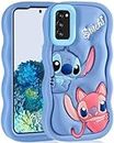 oqpa for Samsung Galaxy S20 Fe 5G Case Cute Cartoon 3D Character Design Girly Cases for Girls Boys Women Teens Kawaii Unique Cool Funny Silicone Soft Shockproof Cover for Samsung S 20 Fe 6.5", Blue