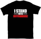 XLUMIO I Stand with Kyle Rittenhouse Black Casual Crew Neck Short Sleeve Men's T-Shirt