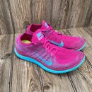 Zapatos para correr Nike Free 4.0 Flyknit rosa para mujer talla 10.5 (631050-501)