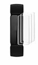 Savvies 4x Full-Screen Protection Film compatible with Fitbit Inspire 2 Full Cover Screen Protector 3D Curved [Edge to Edge, Scratch Proof]