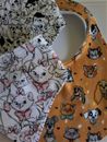 Disney Cats and Dogs Fabric Dribble  Bibs Bandanas for Toddler Child Baby 