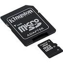 Tarjeta microSDHC profesional Kingston de 4 GB para smartphone ATT Z998 con formato personalizado y capter SD estándar (clase 4)