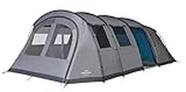 Vango Purbeck 600XL Tent [Amazon Exclusive] Family Camping 6 Man Tent with 3 Rooms, Enclosed Porch Area for 6 People