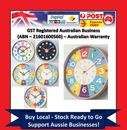 Kids Learning Clock Childrens Teaching Time Education Preschooler Aid Analogue c