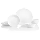 Corelle 18 Piece Dinnerware Sets for 6 | Dinner Plate, Appetizer Plate, and Soup or Cereal Bowl Set | Triple Layer Plates and Bowls are Highly Chip and Crack Resistant | Dishwasher & Microwave Safe, Winter Frost White