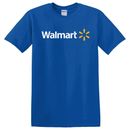 Walmart Men's Blue  T-shirt Size S to 5XL