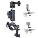SMALLRIG Handlebar Mount Clamp for Action Cameras, Motorcycle Camera Mount for GoPro for DJI for Insta 360, Max. Load 0.5kg for Cycling/Motorbike - 4191