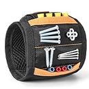 Vastar Magnetic Wristband with 15 Powerful Magnets for Holding Tools Screws, Nails, Bolts, Scissors, Drilling Bits and More, Unique Gifts for Men, Women DIY