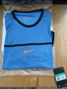 Nike AeroReact Rafael Nadal Challenger Men Tennis T-Shirt - Gr. XL, Blau, Neu