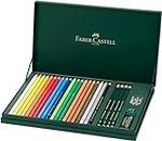 Faber-Castell Art & Graphic Polychromos Colour Pencil, Gift Set, Mixed MediaMulticoloured, Polychromos Gift Set, For Art, Craft, Drawing, Sketching, Home, School, University, Colouring