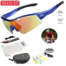 Gafas de sol Obaolay polarizadas gafas de ciclismo para hombre deportes al aire libre conducción 5 lentes
