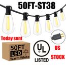 Outdoor String Light LED Patio Lights for Backyard Porch Balcony Party Decor New
