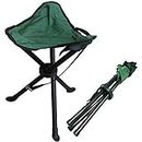 Kixre Outdoor Fishing Chair, Portable Camp Stool Lightweight Portable Tripod Stool Folding Chair for Outdoor Camping Walking Hunting Hiking Fishing Travel