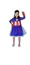 Pipravtra Baby costume superhero dress for boys and girls fancy dresses for kids birthday party props (captain supergirl 6-7)