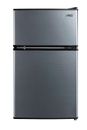 Arctic King 3.2 Cu Ft Two Door Compact Refrigerator Freezer Stainless Steel, NEW