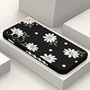 LEECG for Samsung Galaxy S22 Plus Case, S22 Plus Phone Case Fashionable Flowers Designs Soft Silicone Drop Protective Fingerprint Women for Samsung Galaxy S22 Plus Phone Cover-Black1