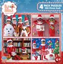 MasterPieces - Elf on the Shelf 4-Pack 100 Piece Jigsaw Puzzles - V1