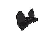Durafit Seat Covers, 2002-2010 Ford F250-F550 Super Duty Front 40/20/40 Split Bench Seat with Molded Headrests and Opening Center Console. Made in Black Twill
