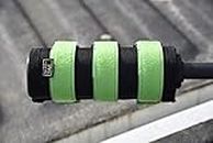 Sub-tac Alpha Suppressor Cover 7.5 inch Black with Lime Green Straps/Paracord