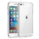 Whioltl Clear Case Compatible with iPhone 6 Plus and 6s Plus Case, Crystal Clear Polymer Phone Cover Slim Soft Silicone Anti-Scratch, Shockproof – Transparent