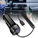 USB Car Charger For IPhone 13 12 11 Pro Max 8 7 + Fast Charging With Extra
