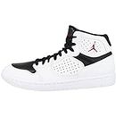 Nike Herren Jordan Access Running Shoe, White/Gym Red-Black, 44 EU