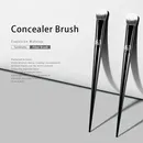 Kat Von D- Makeup Brush 35 Concealer Brush Soft Fiber Hair Elegant Black Handle Brand Makeup Brushes