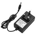 25.2V 1A AC DC Power Adapter with LED Indicator, Battery Charger Power Adapter Charging Power Supply for Headlights, Toy Cars, Balance Cars, 110 240V(UK Plug)
