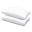 MOIKEN Oreillers Carrés Pillow Bed Pillows for Sleeping Hotel Quality Pillows for Side Stomach and Back Sleepers with