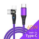 USB-C To Type C Cable Fast Charging Cord Data Charger For Samsung iPhone 15 1/2M
