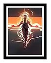 Art illusion - Valorant Gaming framed poster for home office and room decor, Gaming poster framed for wall (13x10 inch)-3